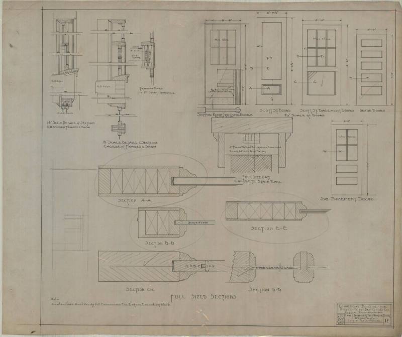 Drawing, Thompson Architectural- Doyle Kidd Dry Goods