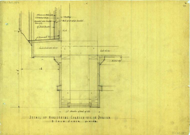 Charles Thompson Architectural Drawing