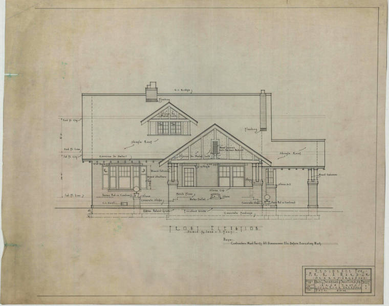 Drawing, Thompson Architectural - R.A. Ward, Searcy