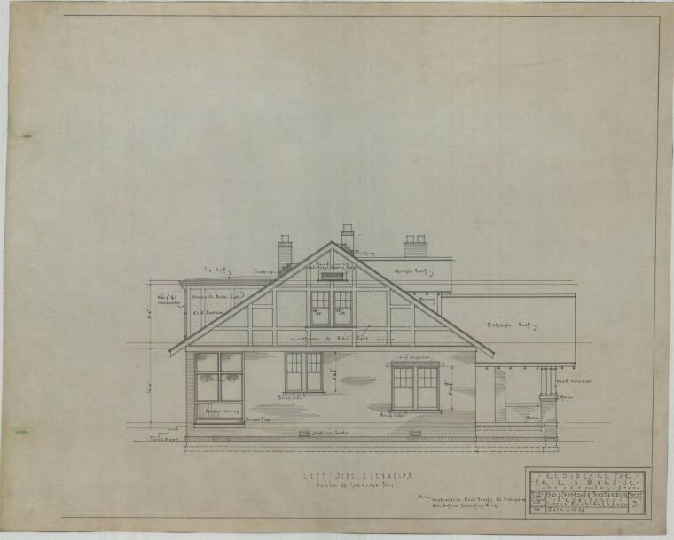 Drawing, Thompson Architectural - R.A. Ward, Searcy