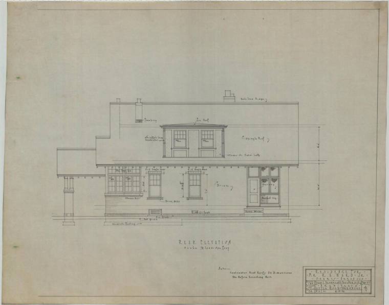 Drawing, Thompson Architectural - R.A. Ward, Searcy