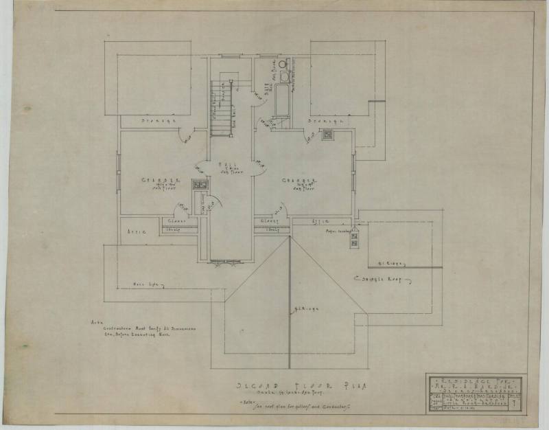 Drawing, Thompson Architectural - R.A. Ward, Searcy