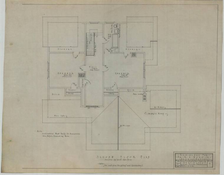 Drawing, Thompson Architectural - R.A. Ward, Searcy