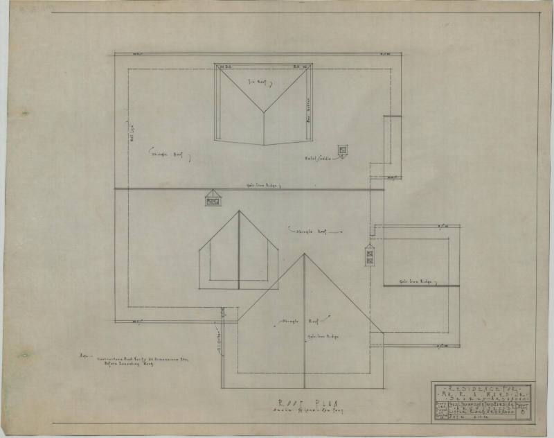 Drawing, Thompson Architectural - R.A. Ward, Searcy