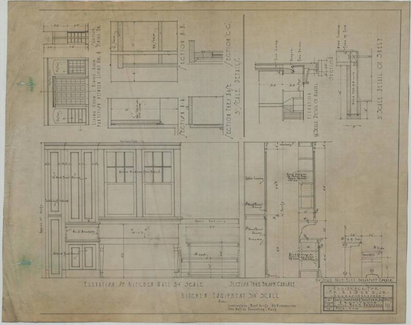 Drawing, Thompson Architectural - R.A. Ward, Searcy