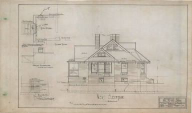 Drawing, Thompson Architectural - Henry Thane, Arkansas City