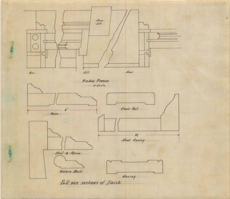 Drawing, Thompson Architectural - U.M. Rose, Little Rock