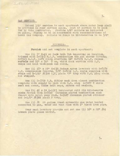 Charles Thompson Work Specifications - F.B. Murphy, Little Rock