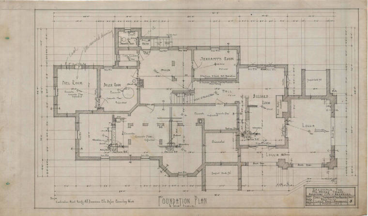 Drawing, Thompson Architectural - Henry Thane, Arkansas City