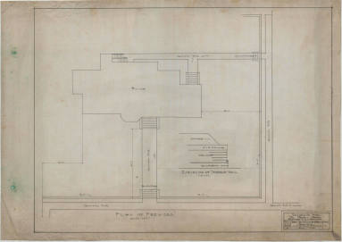 Drawing, Thompson Architectural - Henry Thane, Arkansas City