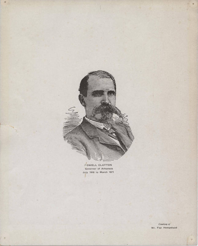 Print, Governor Powell Clayton
