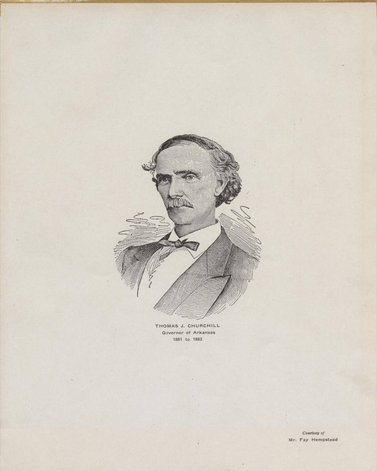 Print, Governor Thomas Churchill