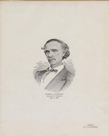 Print, Governor Thomas Churchill