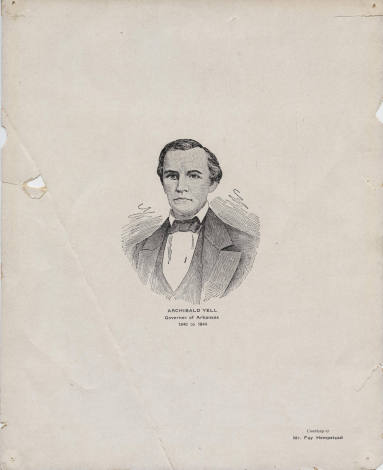 Print, Governor Archibald Yell