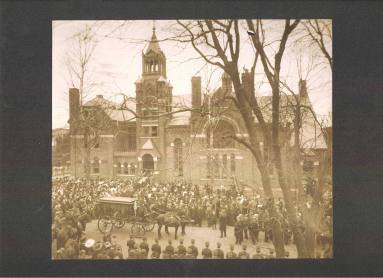 Photograph, Cabinet Card - Gov. Jeff Davis Funeral