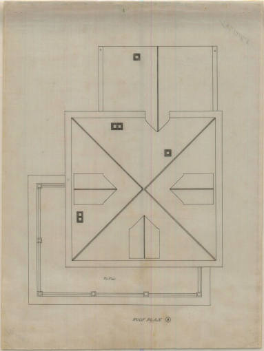 Drawing, Thompson Architectural - Dr. T.P. Kittrell, Texarkana, Arkansas