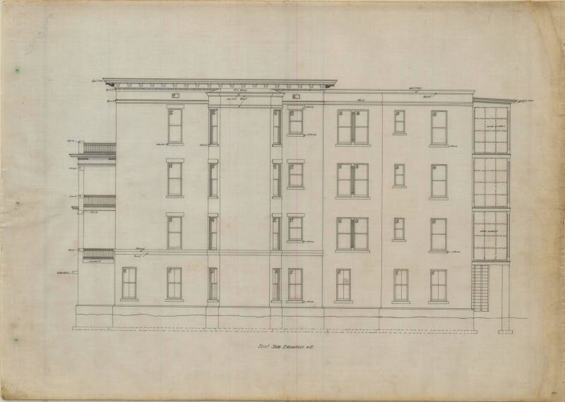 Drawing, Thompson Architectural - M.C. Tombler, Hot Springs, Arkansas