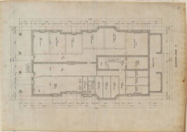 Drawing, Thompson Architectural - M.C. Tombler, Hot Springs, Arkansas