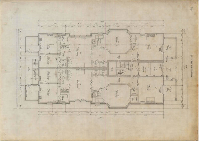 Drawing, Thompson Architectural - M.C. Tombler, Hot Springs, Arkansas