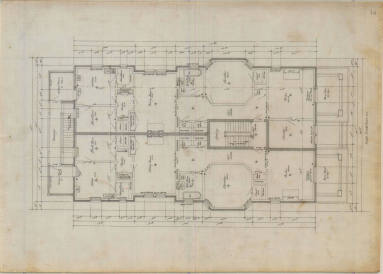 Drawing, Thompson Architectural - M.C. Tombler, Hot Springs, Arkansas