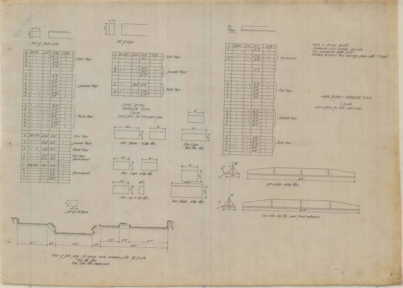 Drawing, Thompson Architectural - M.C. Tombler, Hot Springs, Arkansas