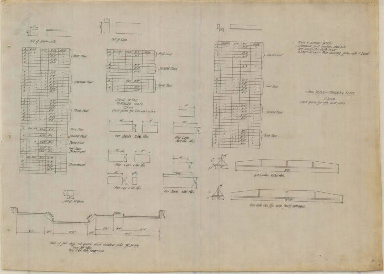 Drawing, Thompson Architectural - M.C. Tombler, Hot Springs, Arkansas