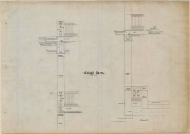 Drawing, Thompson Architectural - M.C. Tombler, Hot Springs, Arkansas