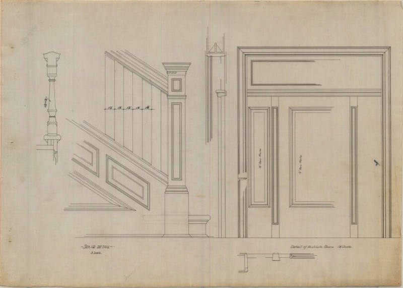 Drawing, Thompson Architectural - M.C. Tombler, Hot Springs, Arkansas