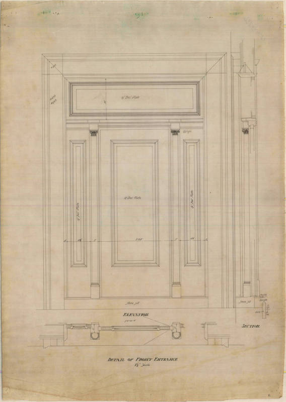 Drawing, Thompson Architectural - M.C. Tombler, Hot Springs, Arkansas