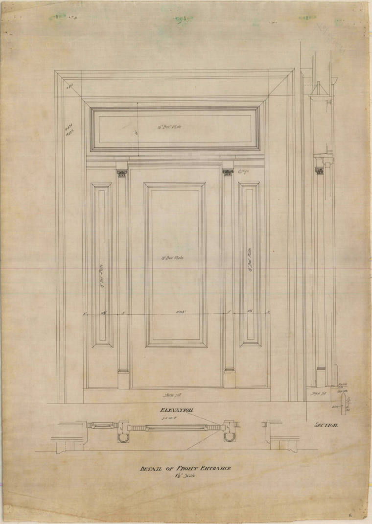 Drawing, Thompson Architectural - M.C. Tombler, Hot Springs, Arkansas