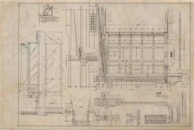 Drawing, Thompson Architectural - Mount Holly Mausoleum, Little Rock, Arkansas