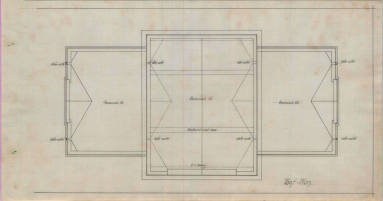 Drawing, Thompson Architectural - Mount Holly Mausoleum, Little Rock, Arkansas