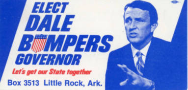 Card, Campaign - Dale Bumpers Gubernatorial