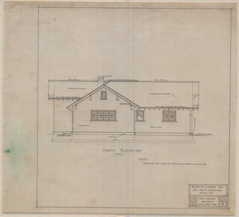 Drawing, Thompson Architectural - Joe Frauenthal, Conway, Arkansas