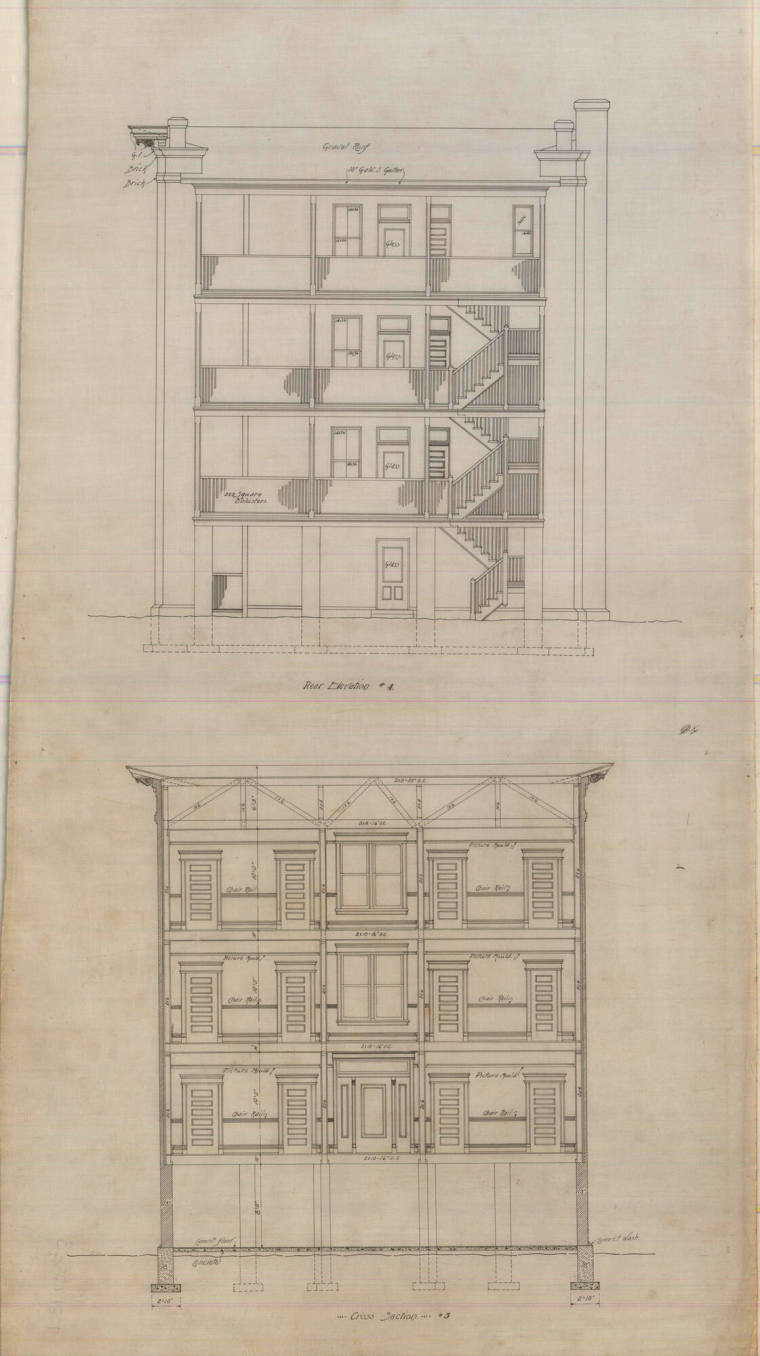 Drawing, Thompson Architectural - M.C. Tombler, Hot Springs, Arkansas