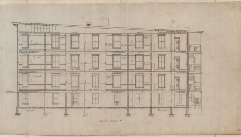 Drawing, Thompson Architectural - M.C. Tombler, Hot Springs, Arkansas