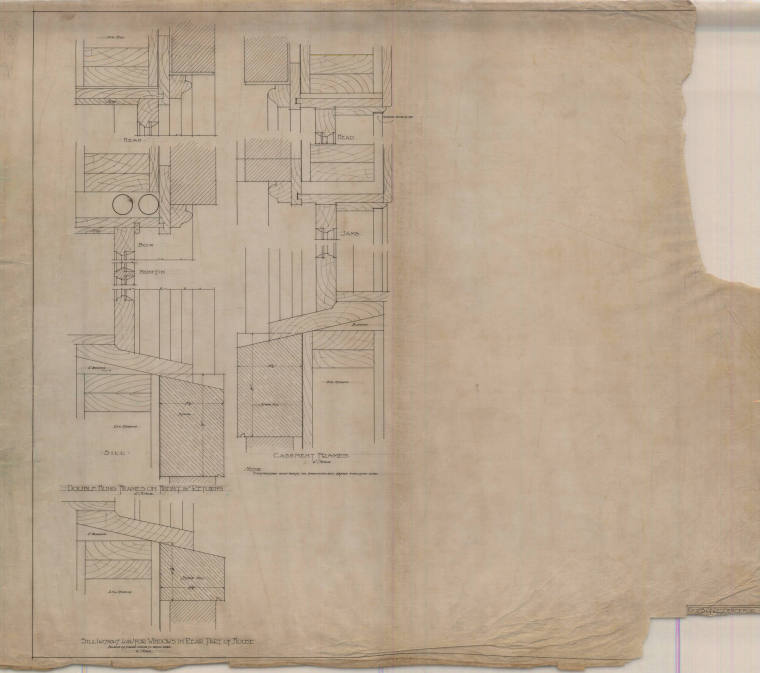 Drawing, Thompson Architectural - J. Frauenthal, Conway, Arkansas