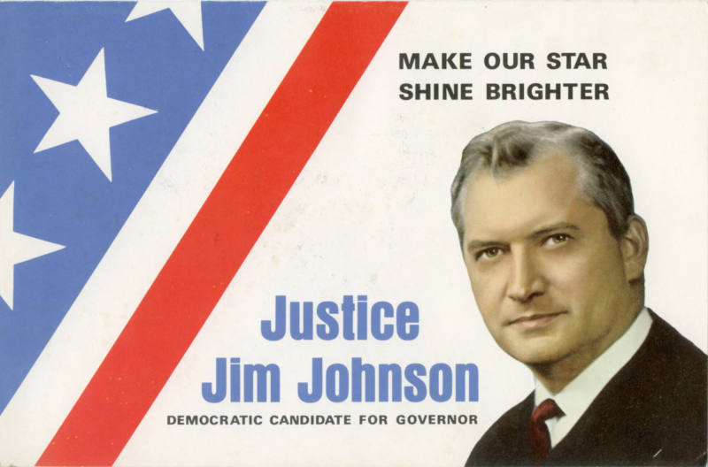 Postcard, Campaign Ad. - Jim Johnson