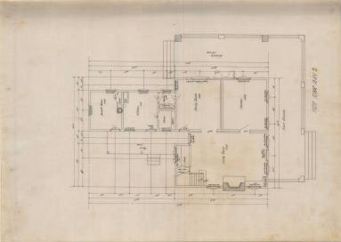 Drawing, Thompson Architectural - W.E. Hemmingway, Little Rock, Arkansas