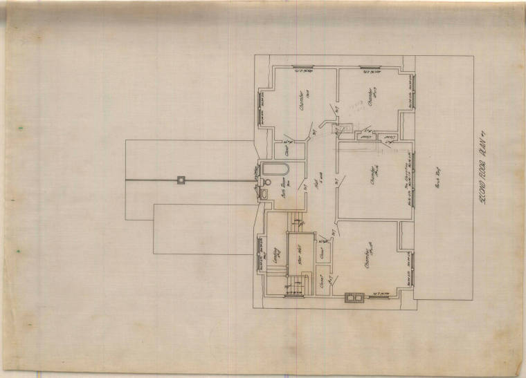 Drawing, Thompson Architectural - W.E. Hemmingway, Little Rock, Arkansas