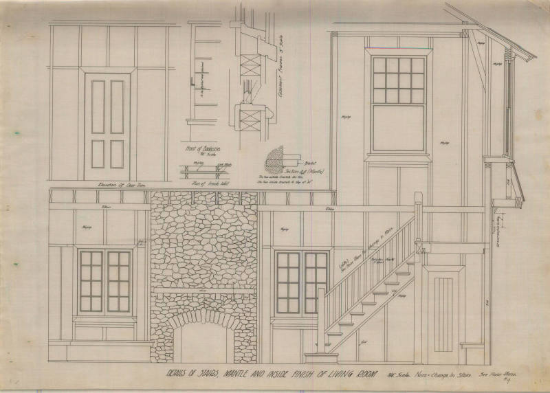 Drawing, Thompson Architectural - W.E. Hemmingway, Little Rock, Arkansas