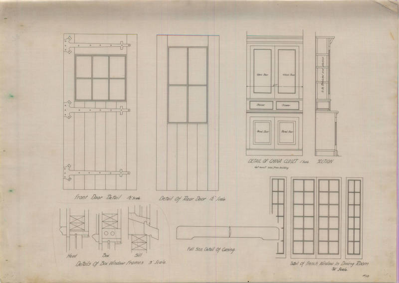 Drawing, Thompson Architectural - W.E. Hemmingway, Little Rock, Arkansas