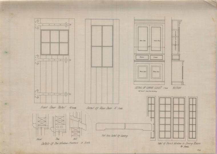 Drawing, Thompson Architectural - W.E. Hemmingway, Little Rock, Arkansas