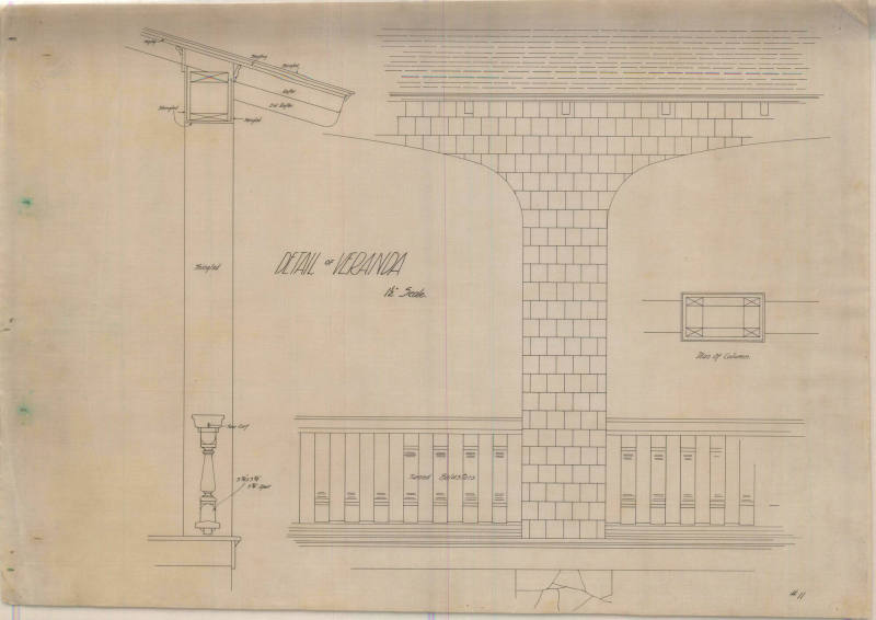 Drawing, Thompson Architectural - W.E. Hemmingway, Little Rock, Arkansas