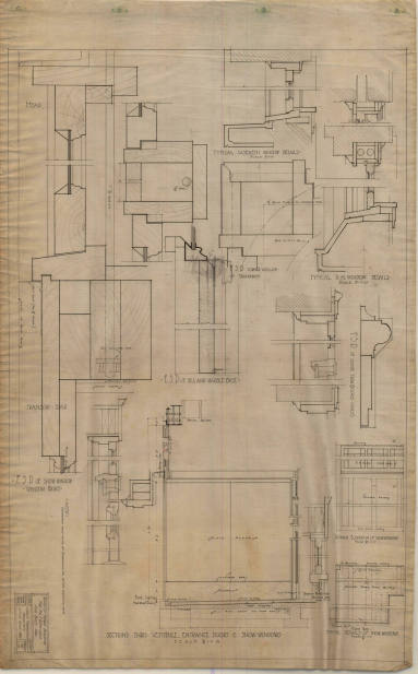 Drawing, Thompson Architectural - F.G. Bridges (store), Pine Bluff, Arkansas