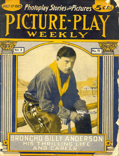 Magazine, "Picture-Play Weekly" featuring Broncho Billy Anderson