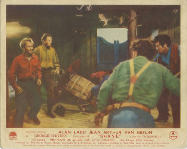 Lobby Cards, "Shane" with Alan Ladd