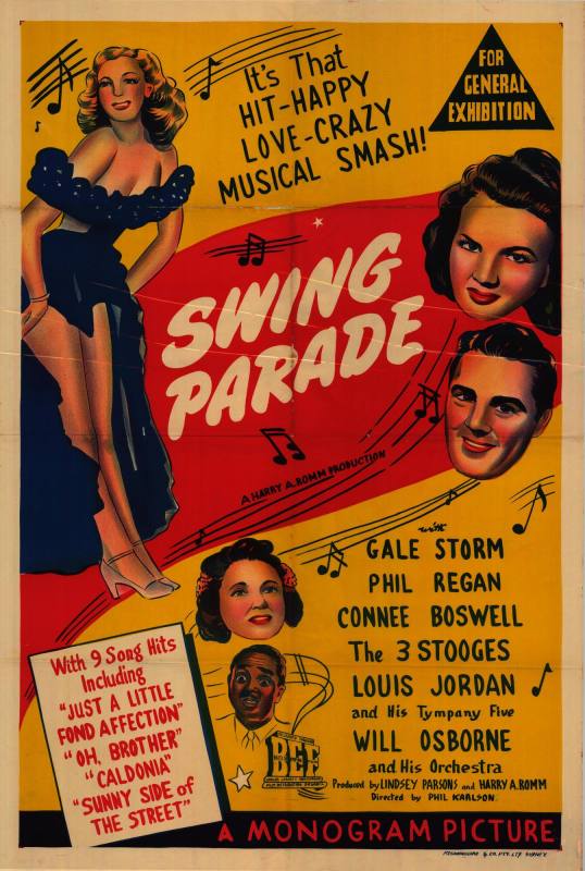 Poster, Swing Parade featuring Louis Jordan
