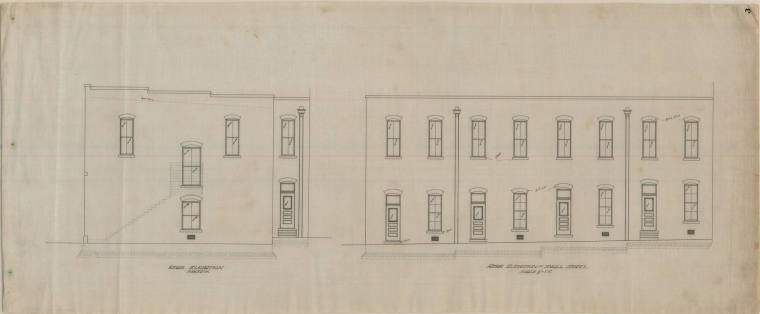 Drawing, Thompson Architectural - Charles McKee Bank & Store, Fordyce