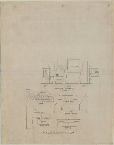 Drawing, Thompson Architectural - Charles McKee Bank & Store, Fordyce